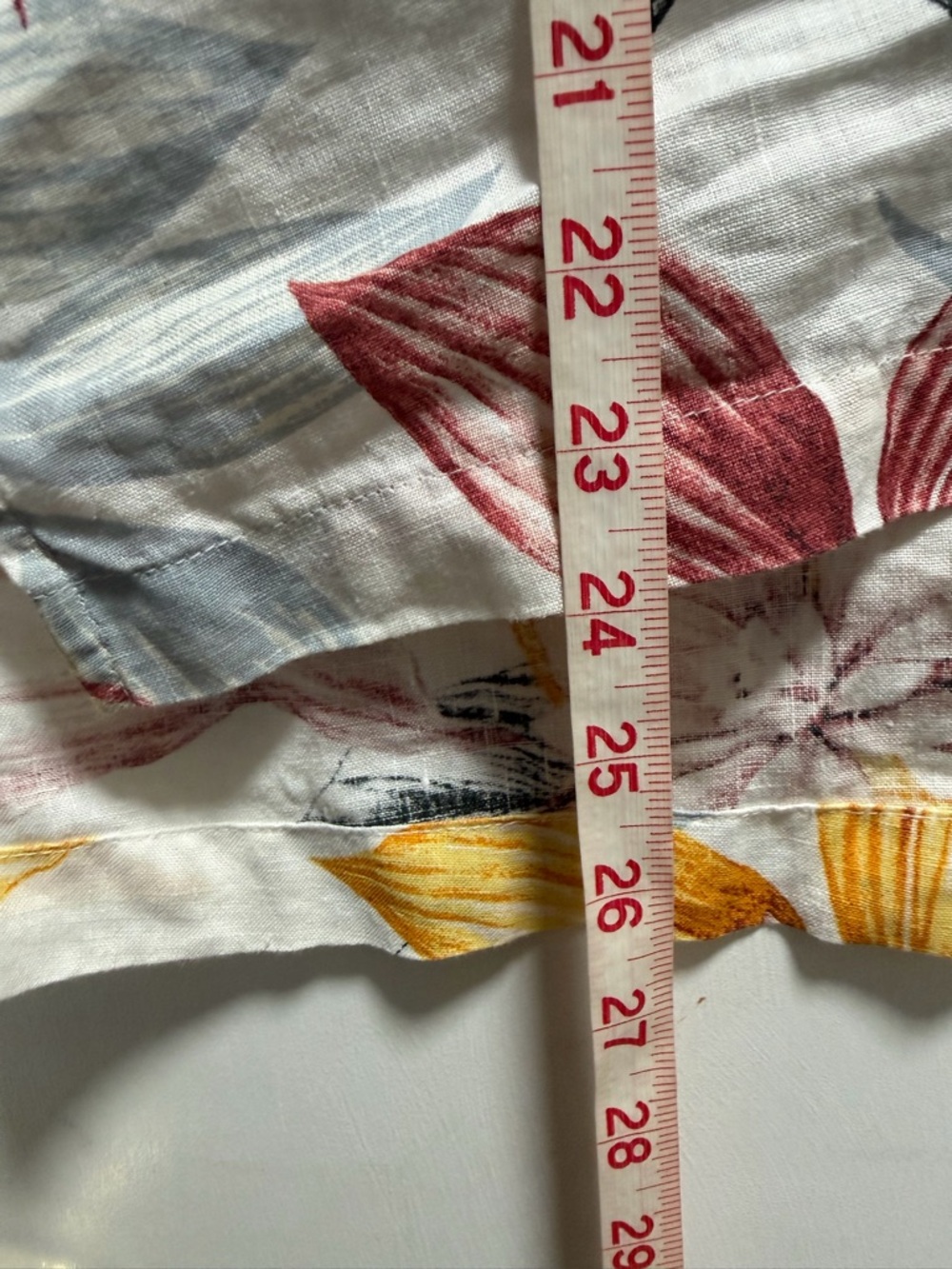 C & C California 100% Linen Floral Shirt Sz XL Coastal Beach Vacation Luxury - Picture 7 of 7